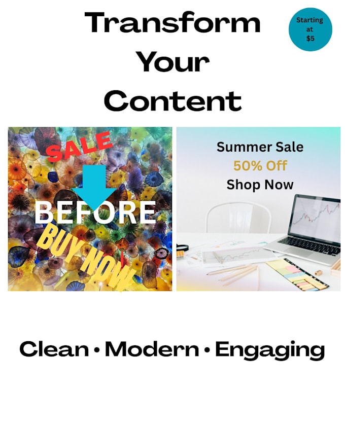 create high converting etsy listing images in canvas