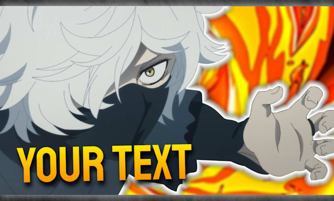 create unique anime or manga thumbnails for your youtube