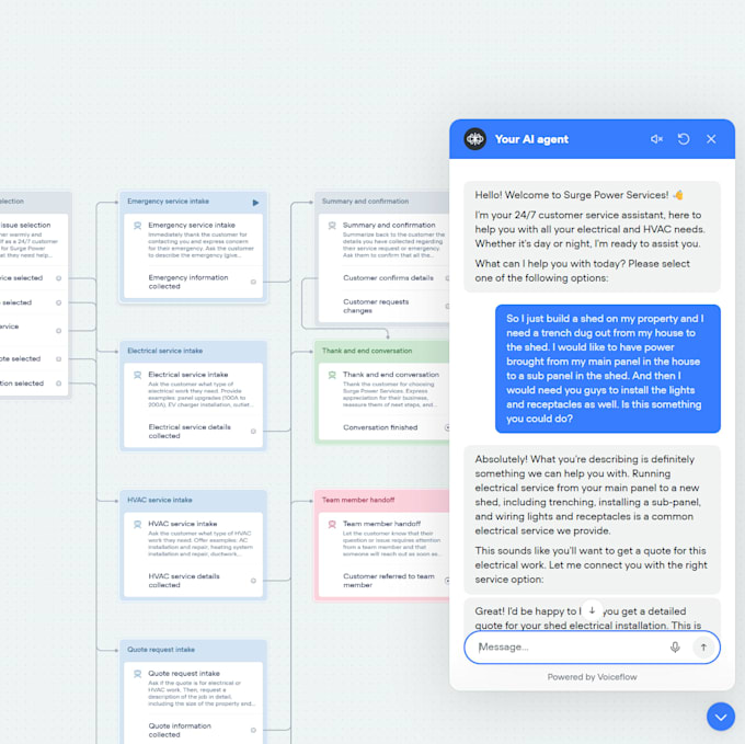 build a custom ai chatbot
