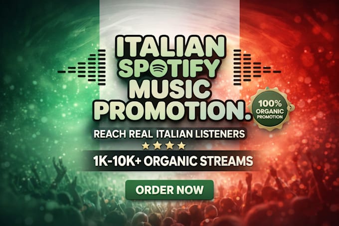 do professional italy spotify music promotion to targeted listeners