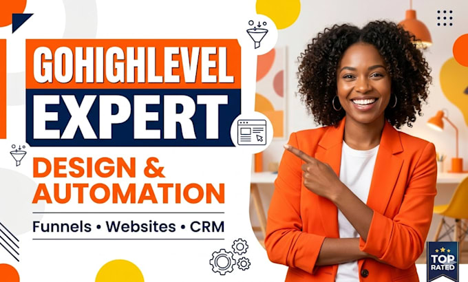 go high level automation crm sales funnel website design