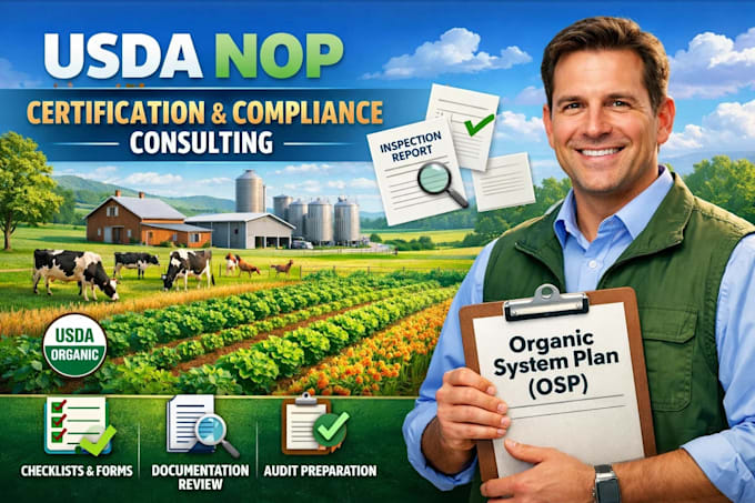 write your usda organic system plan OSP and prepare for audits