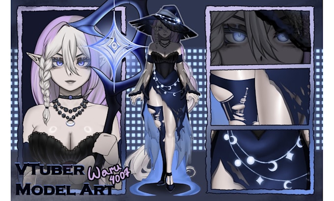 do custom vtuber model live2d vtuber rigging vbridger anime style vtube studio