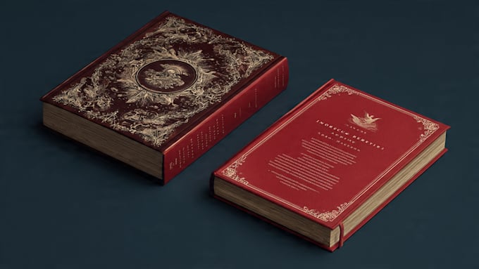 create illustrated fairytale book cover