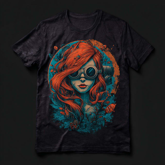 design a creative graphic t shirt design