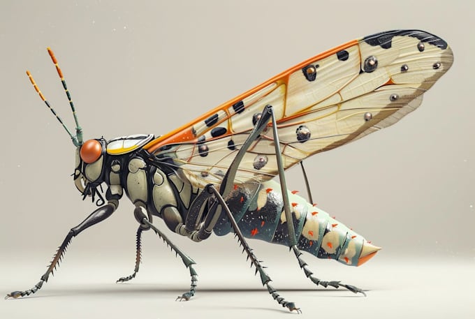 do realistic insect illustrations