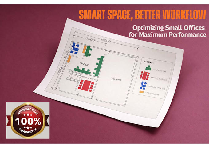 design furniture and table layout for small office