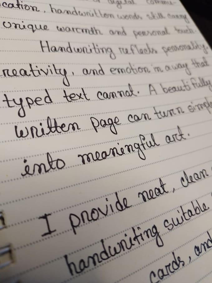 Write anything with my beautiful hadwriting by Sree_joy_mondol | Fiverr