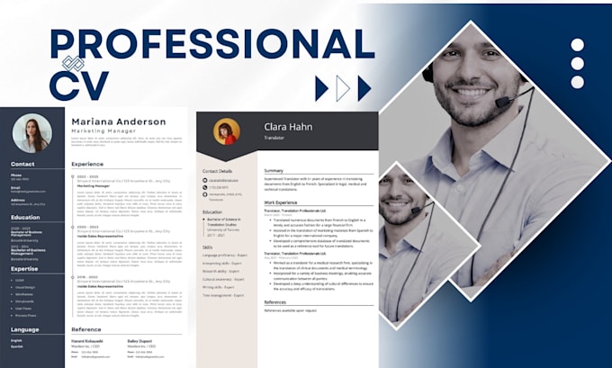 create a professional ats friendly CV and resume