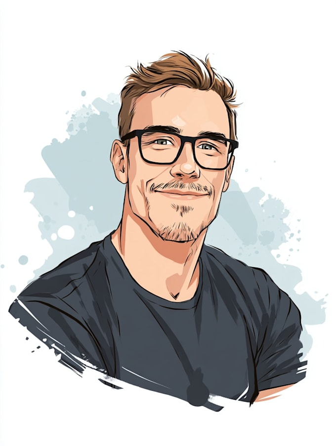 draw cartoon portrait in disney cartoon