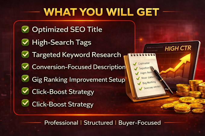 create and optimize your fiverr gig for more clicks