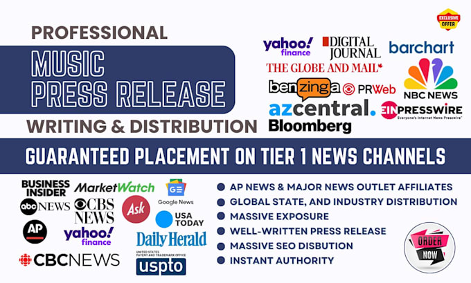 write and submit music press release distribute press release music pr