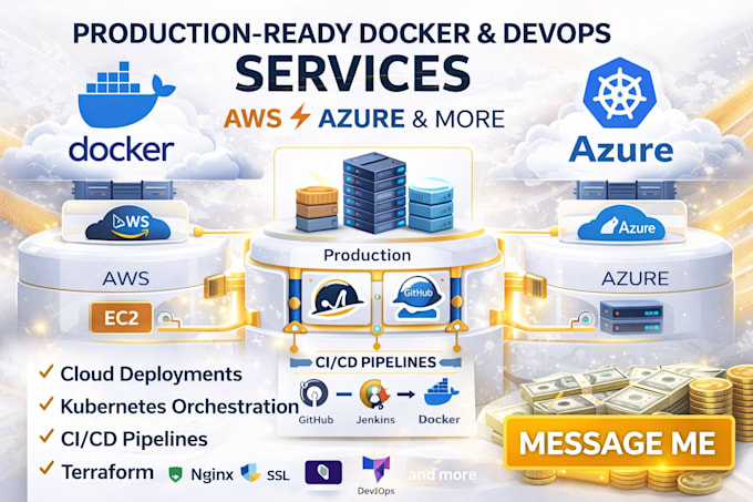 fix docker issues migrate running docker kubernetes terraform aws azure nginx