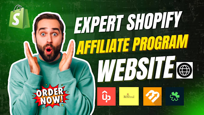 setup expert shopify affiliate program,uppromote, referral, goaffpro, website