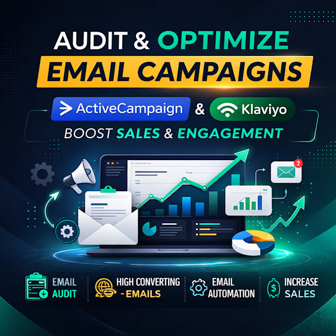 email campaigns, email automations, email marketing with klaviyo