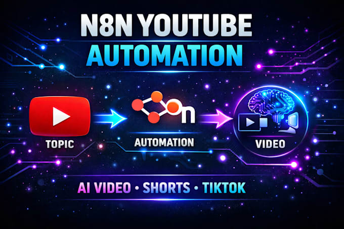 be n8n expert for ai video automation n8n youtube automation n8n social media