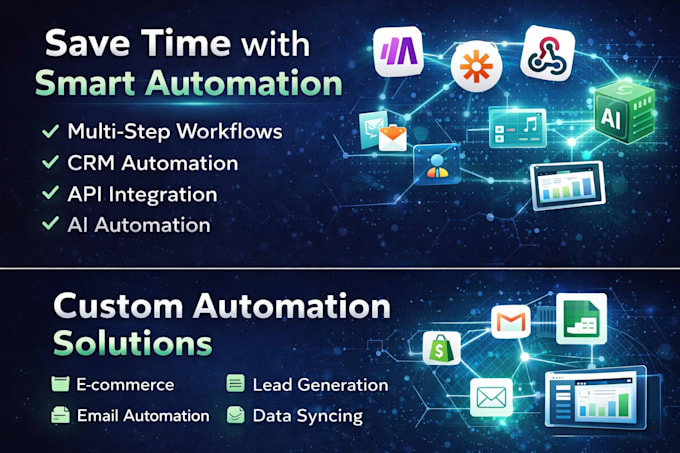 automate your workflow using make and zapier