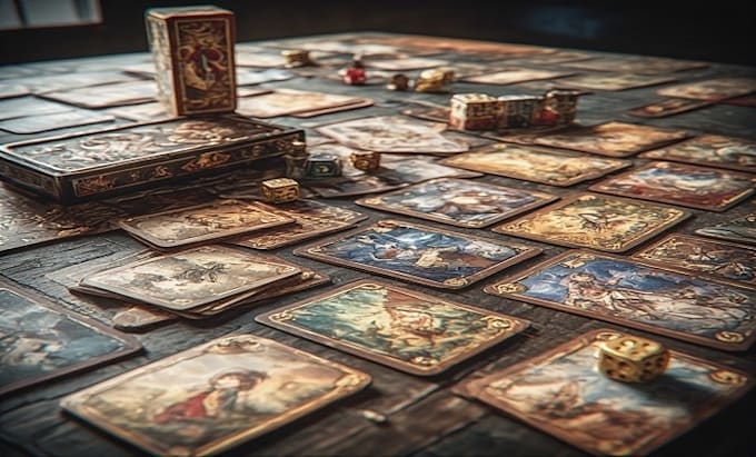 design board game or card game design for you