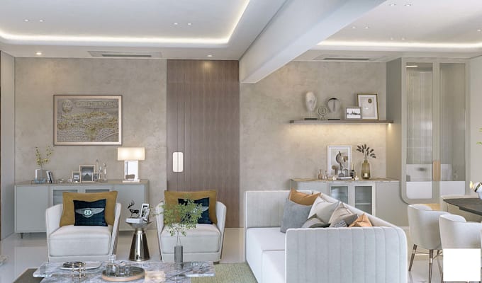 create premium photorealistic interior 3d renderings