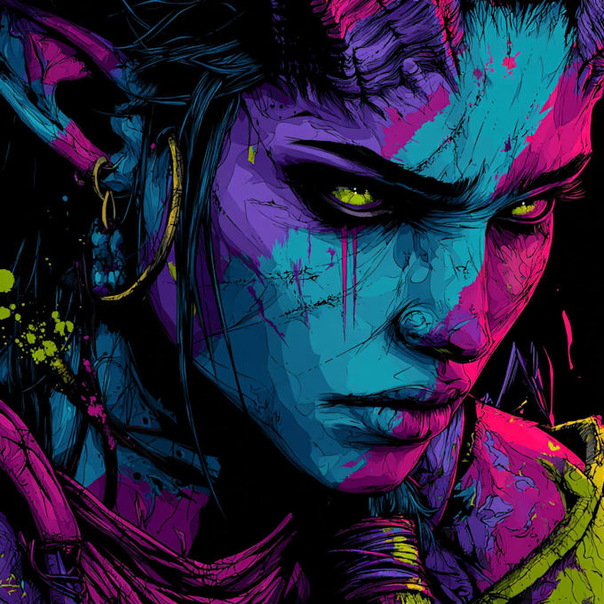 fantasy horror and fantasy horror character