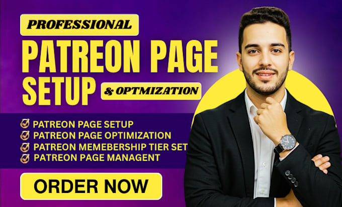 design a professional patreon profile to attract supporters