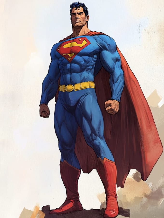 superhero character for comics