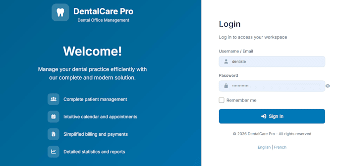 setup dental clinic management software for dentist