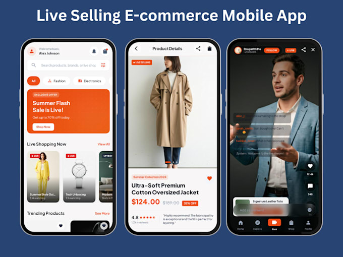 convert your shopify or woocommerce store into an android and ios mobile app