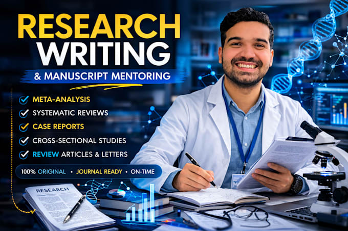 do medical research manuscript writing