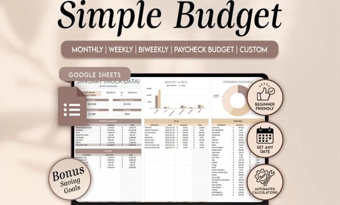 create home maintenance tracker, bill payment tracker, family chore tracker