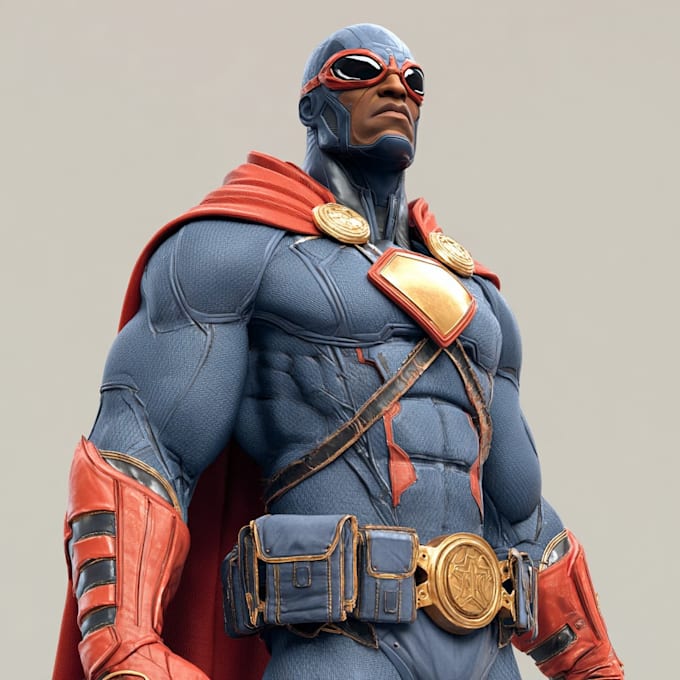 superhero character for comics