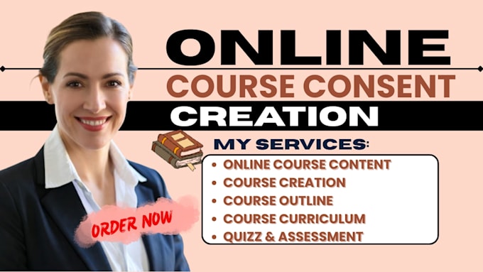 create online course content, training manual and workbook course creation