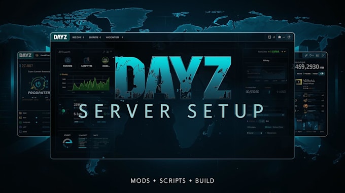 set up a dayz server with mods and scripts,  build your dayz server
