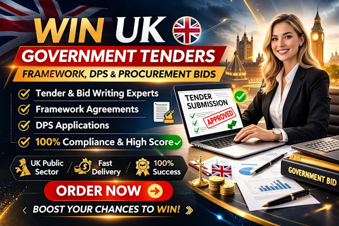 write UK government tender framework bid dps and procurement response