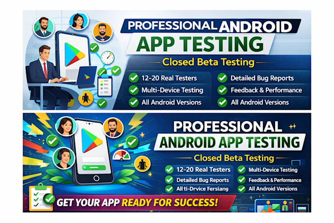 Provide 12 testers 20 testers for mobile app google play store user ...