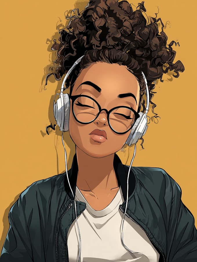 making a cartoon portrait in disney cartoon