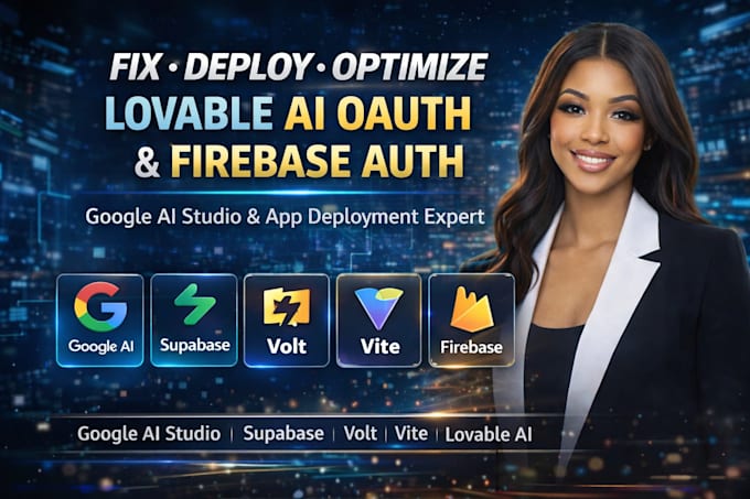 fix lovable ai oauth login firebase auth antigravity google ai studio volt vite