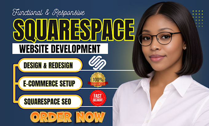 build squarespace website, squarespace redesign, website development squarespace