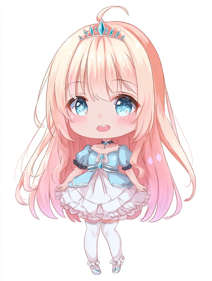 create chibi character for stickers