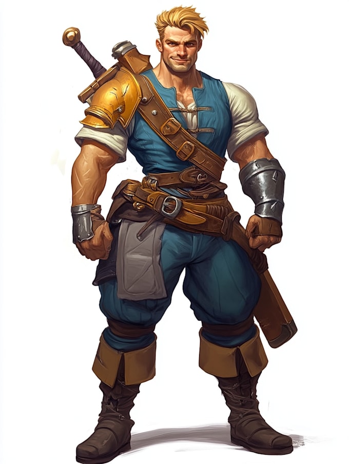 draw 2d game character or 2d game character