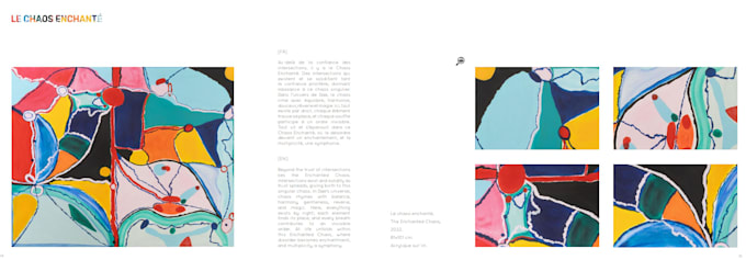 create a portfolio for your artworks