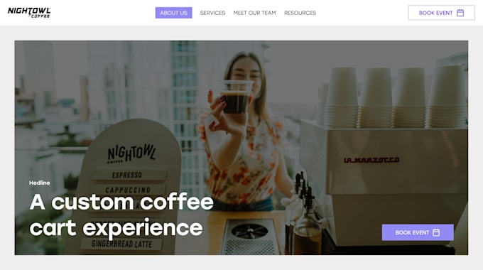 develop a custom webflow cms website
