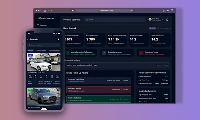 design high converting saas UI UX dashboard for web and mobile apps