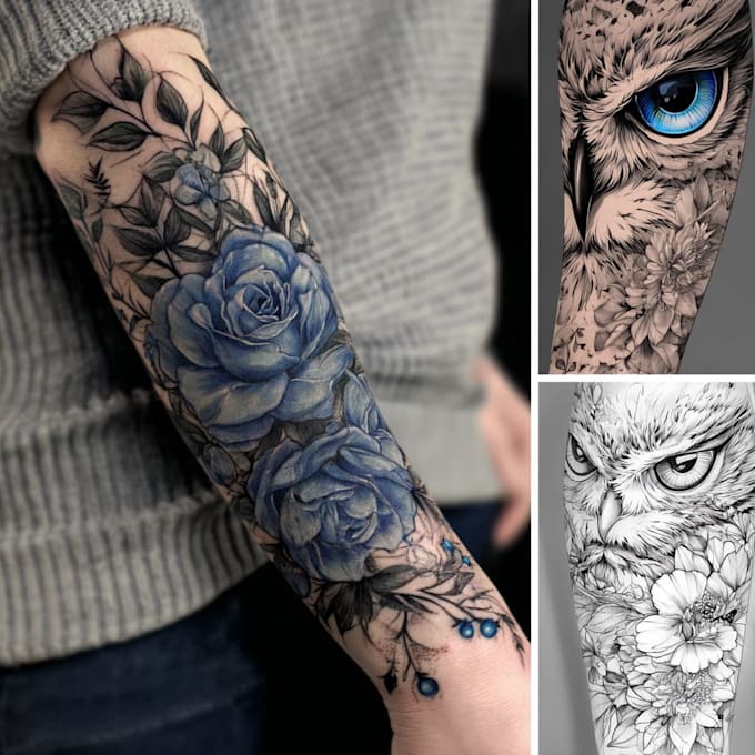 create a cover up or makeover your tattoo design