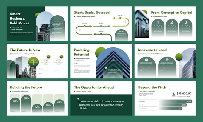 redesign presentation investor pitchdeck polish sales powerpoint presentation