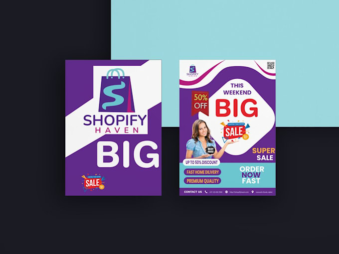 create clean and attractive flyer design for any industry