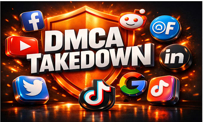dmca takedown notice for onlyfans, reddit, google and leaked content