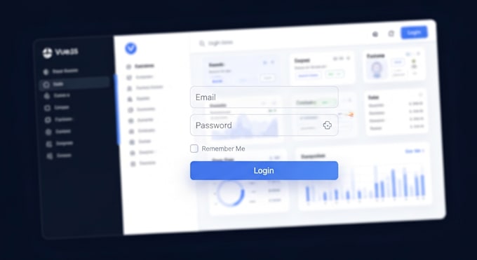 build a modern vue js admin dashboard with laravel API integration