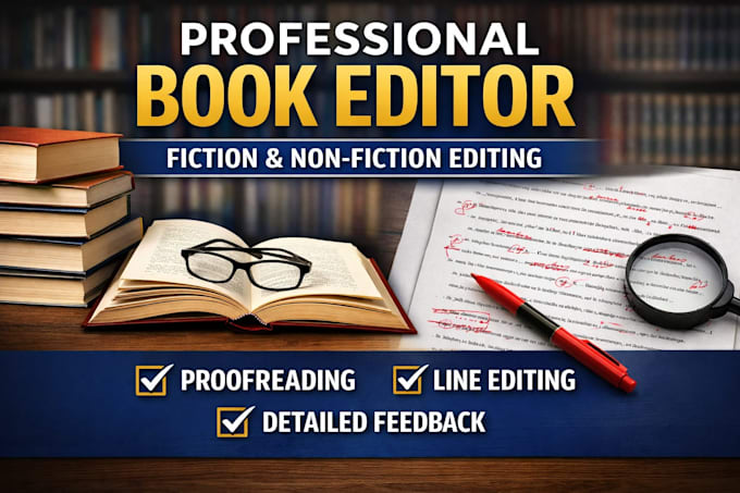 do book editor fiction and non fiction editing