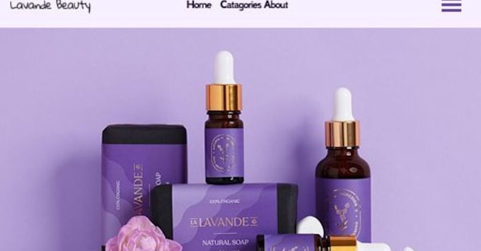 design skincare shopify store beauty cosmetic apparel website